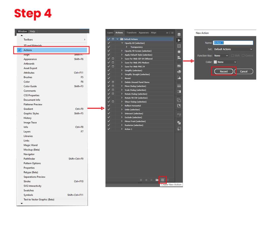 Action for Illustrator's Variable 